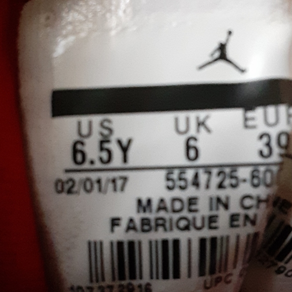 Air jordan 1 red and white - Picture 4 of 7